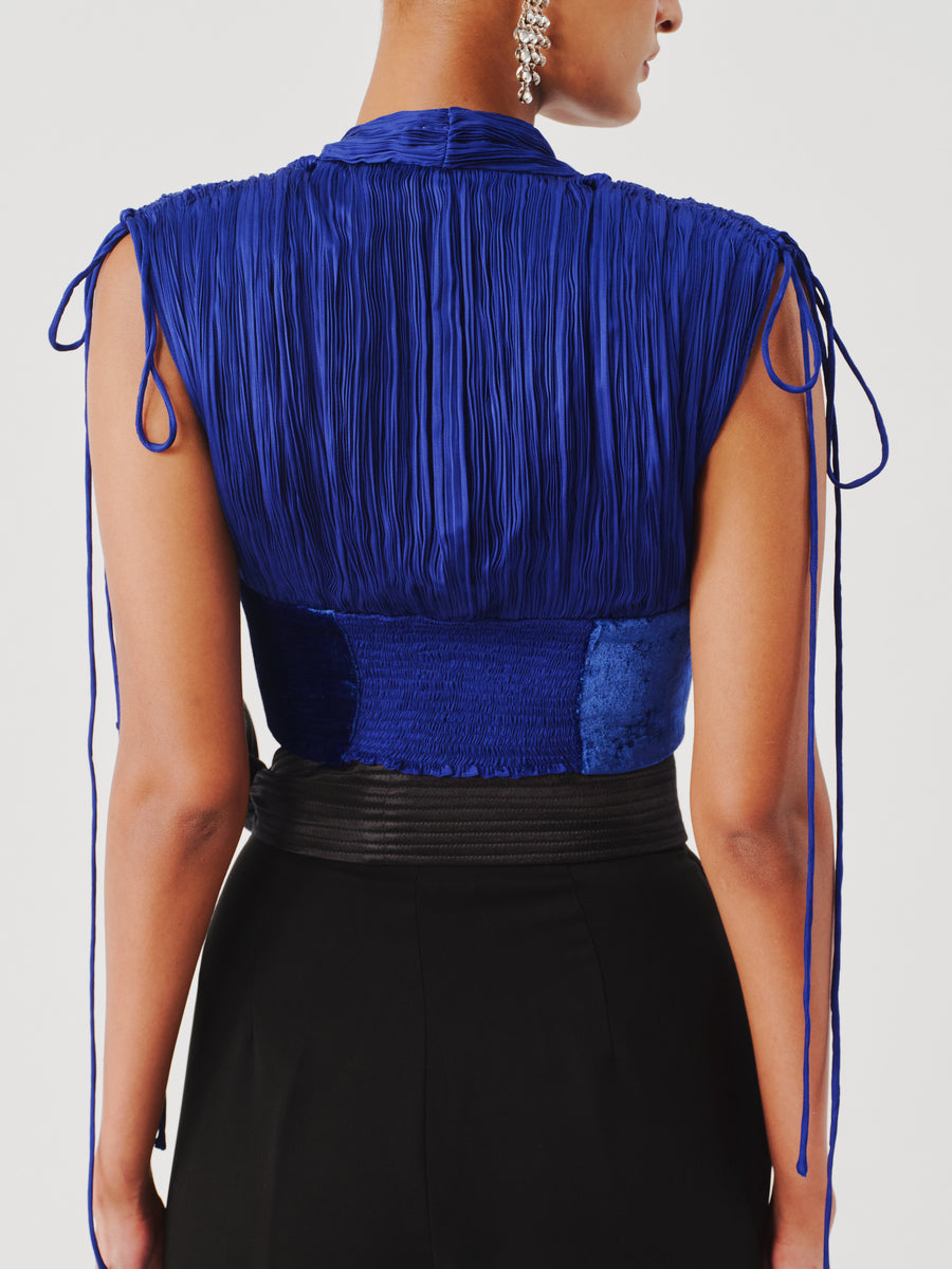 Veronica Corset in Blue