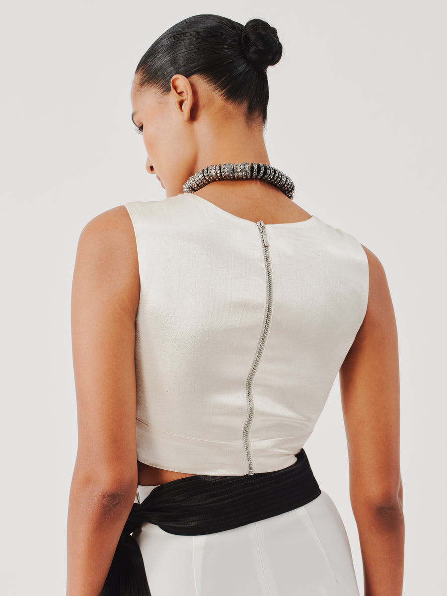 Canopy Clouds Blouse in Ivory