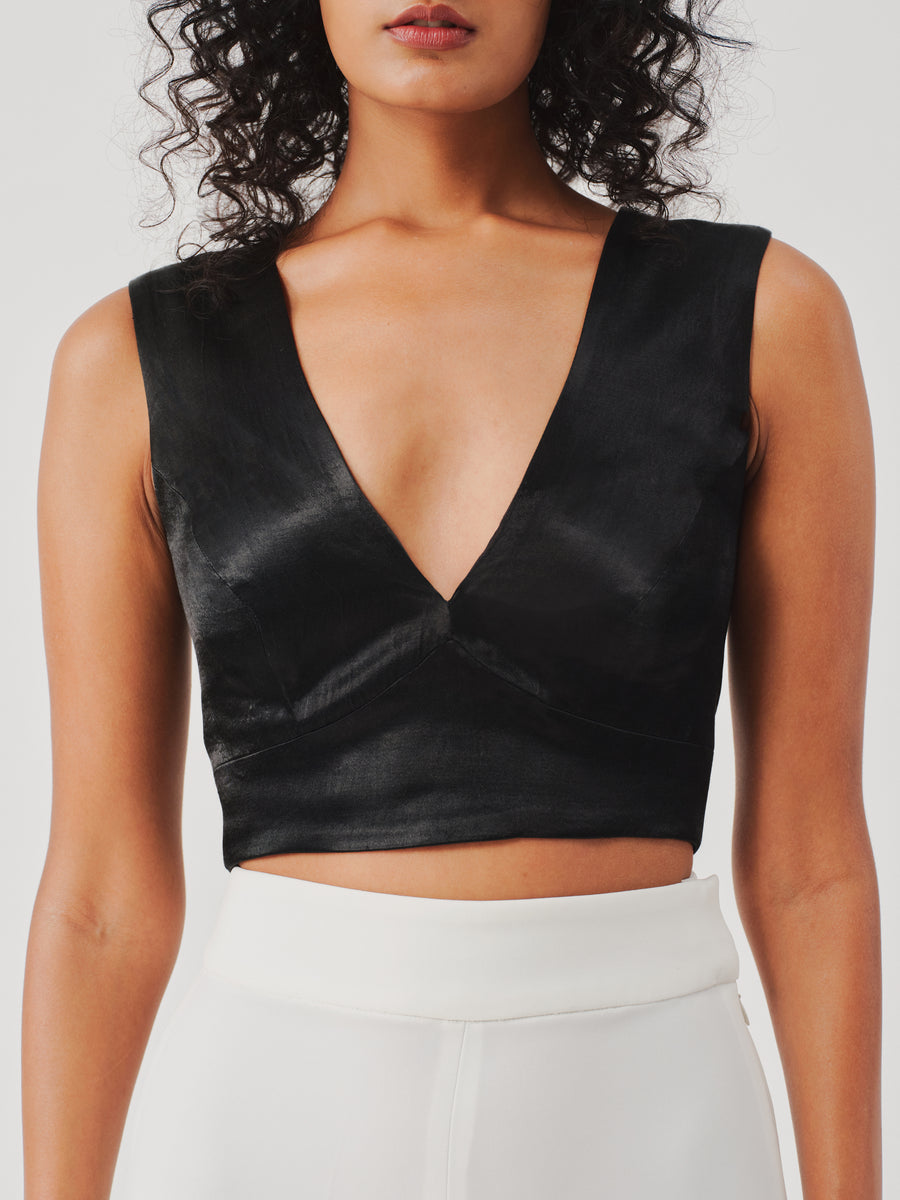 Canopy Clouds Blouse in Black