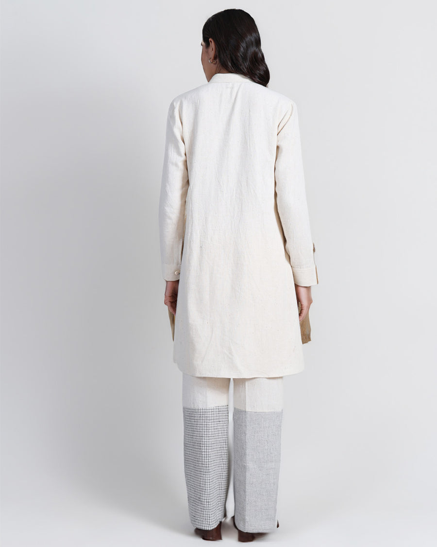 Aath-taka Check Tunic