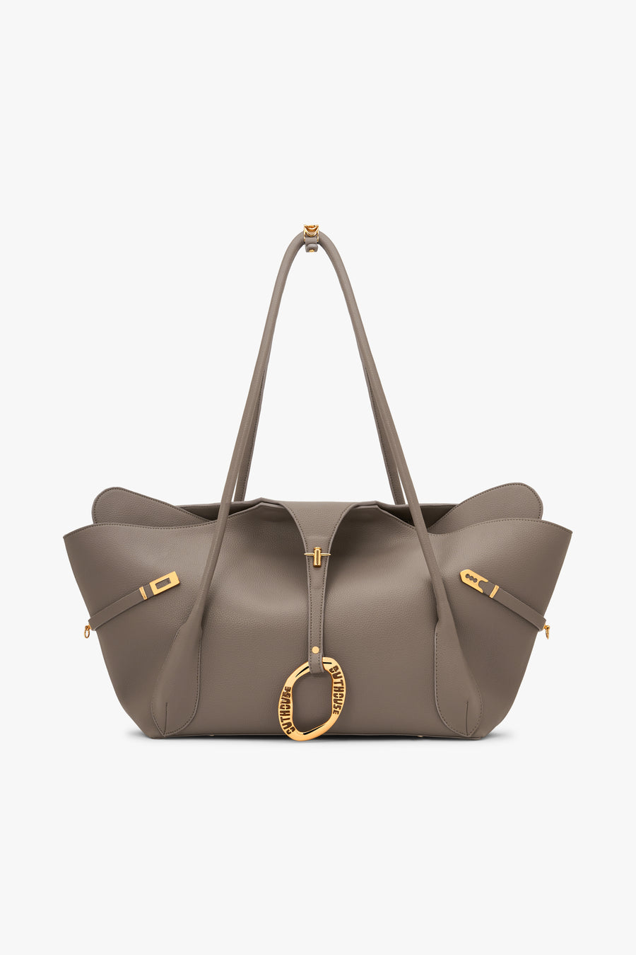 The Boss Tote in Greige Taupe