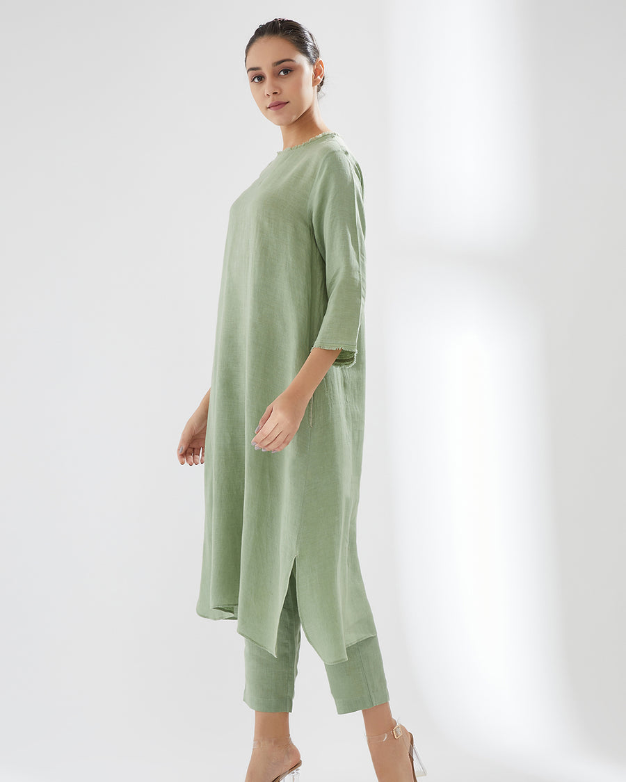 Pistachio 9th Intertwined SS20 Tunic With Pants
