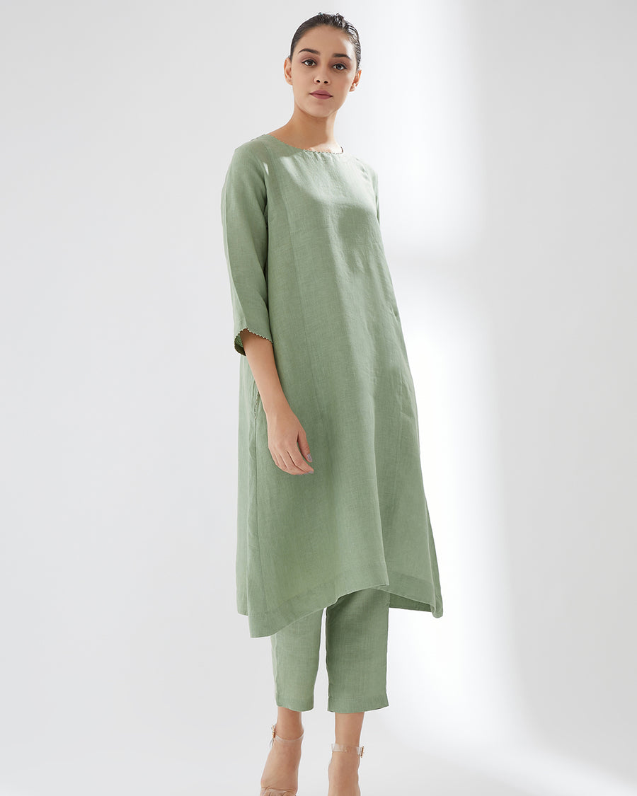 Pistachio 7th Intertwined SS20 Tunic With Pants