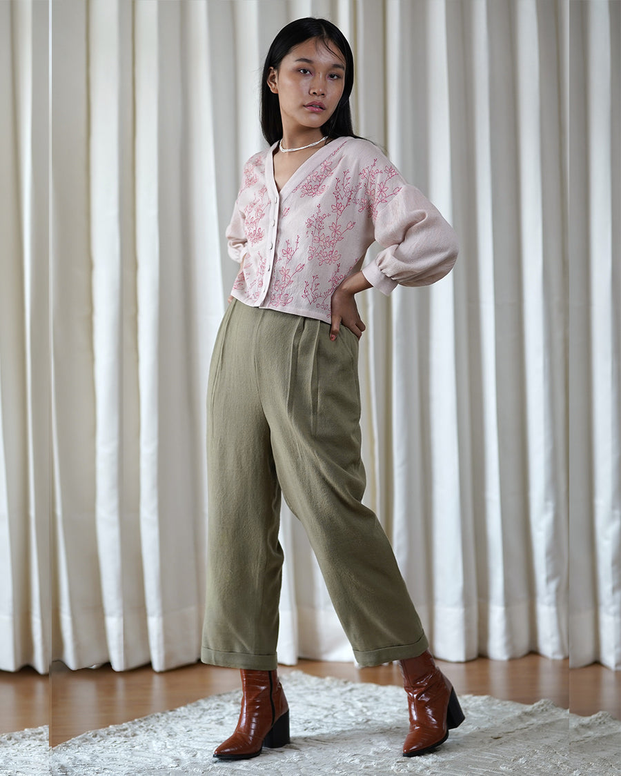 Double Pleated Pants