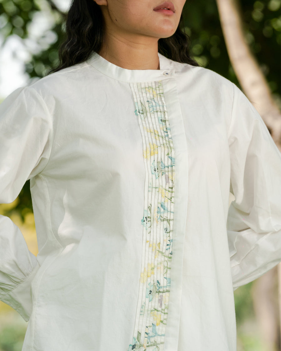 Anne Pleated Placket Shirt