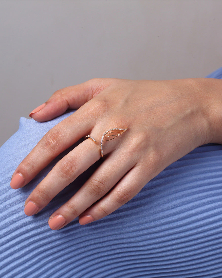 Twisted Stem Ring