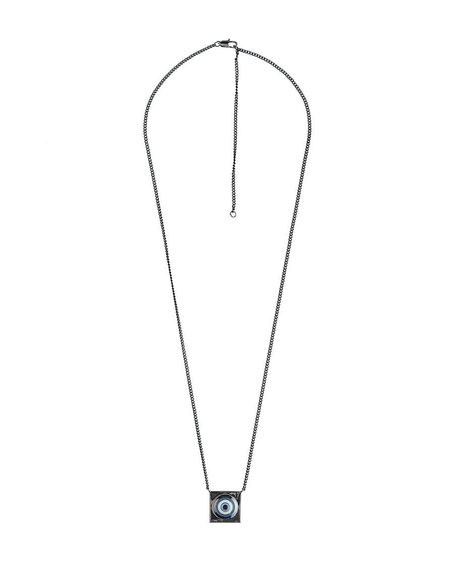Protego Pendant In Gunmetal