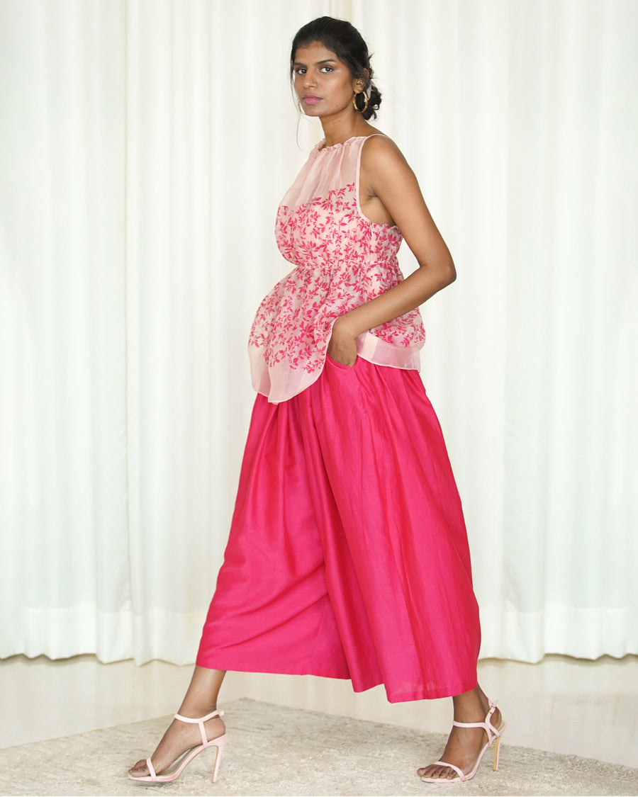 Floral Organza Top