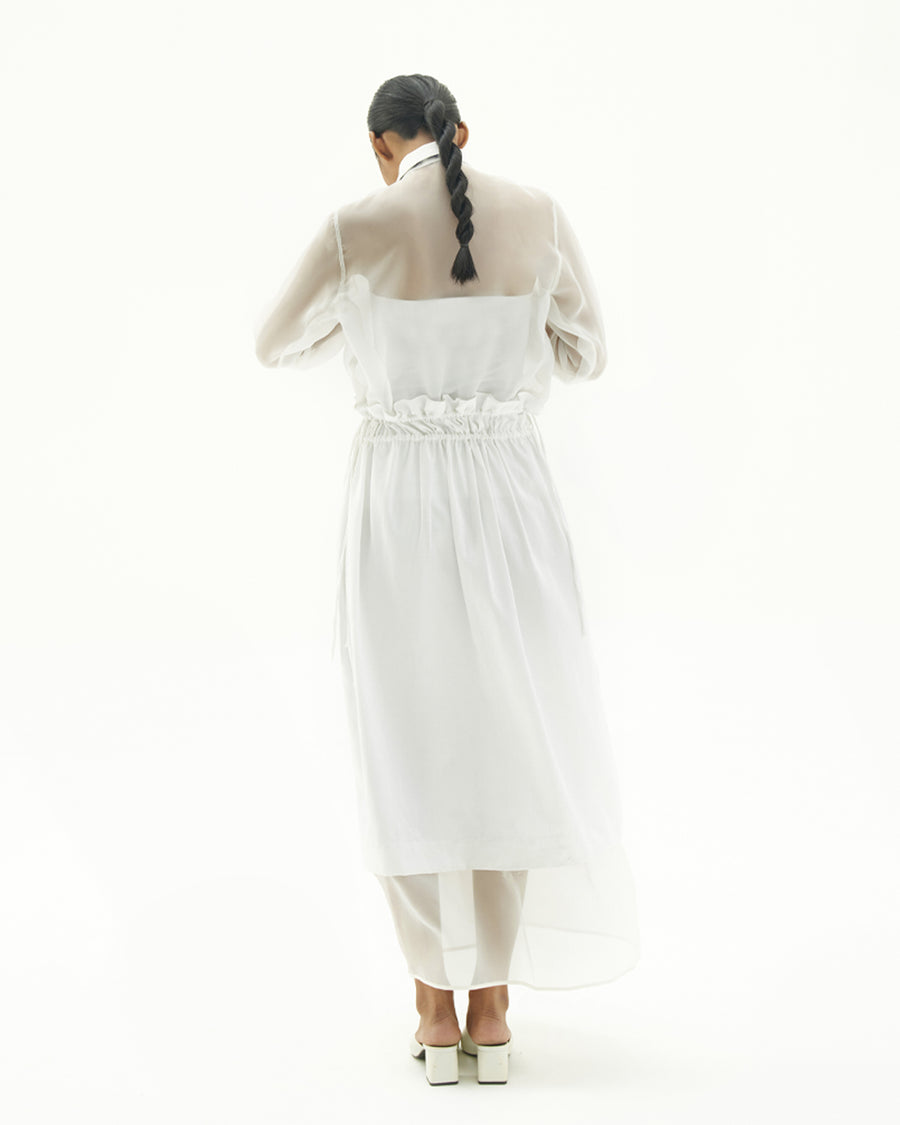 White Organza Dress