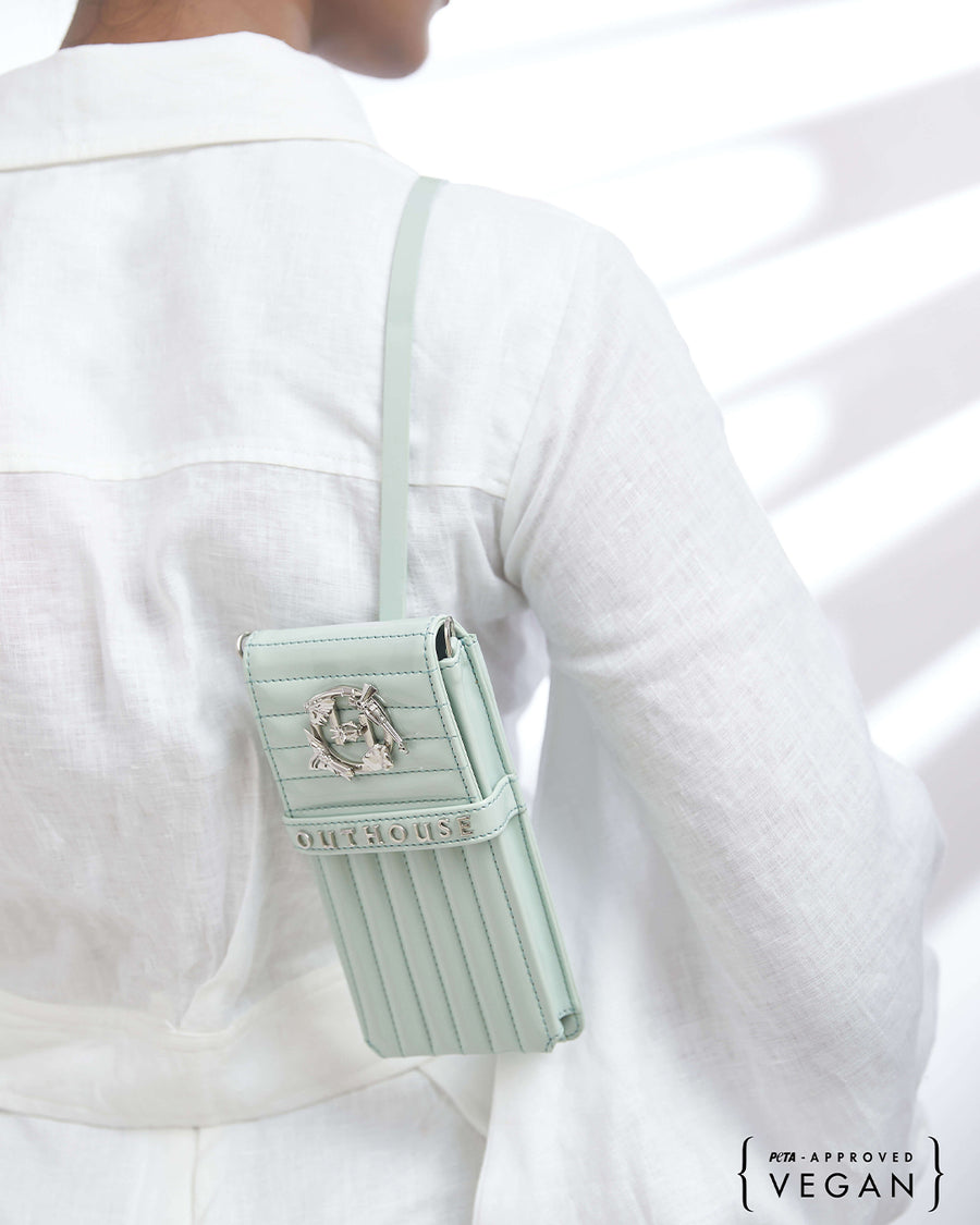 The OH V Birdy Phone Bag - Mint Green