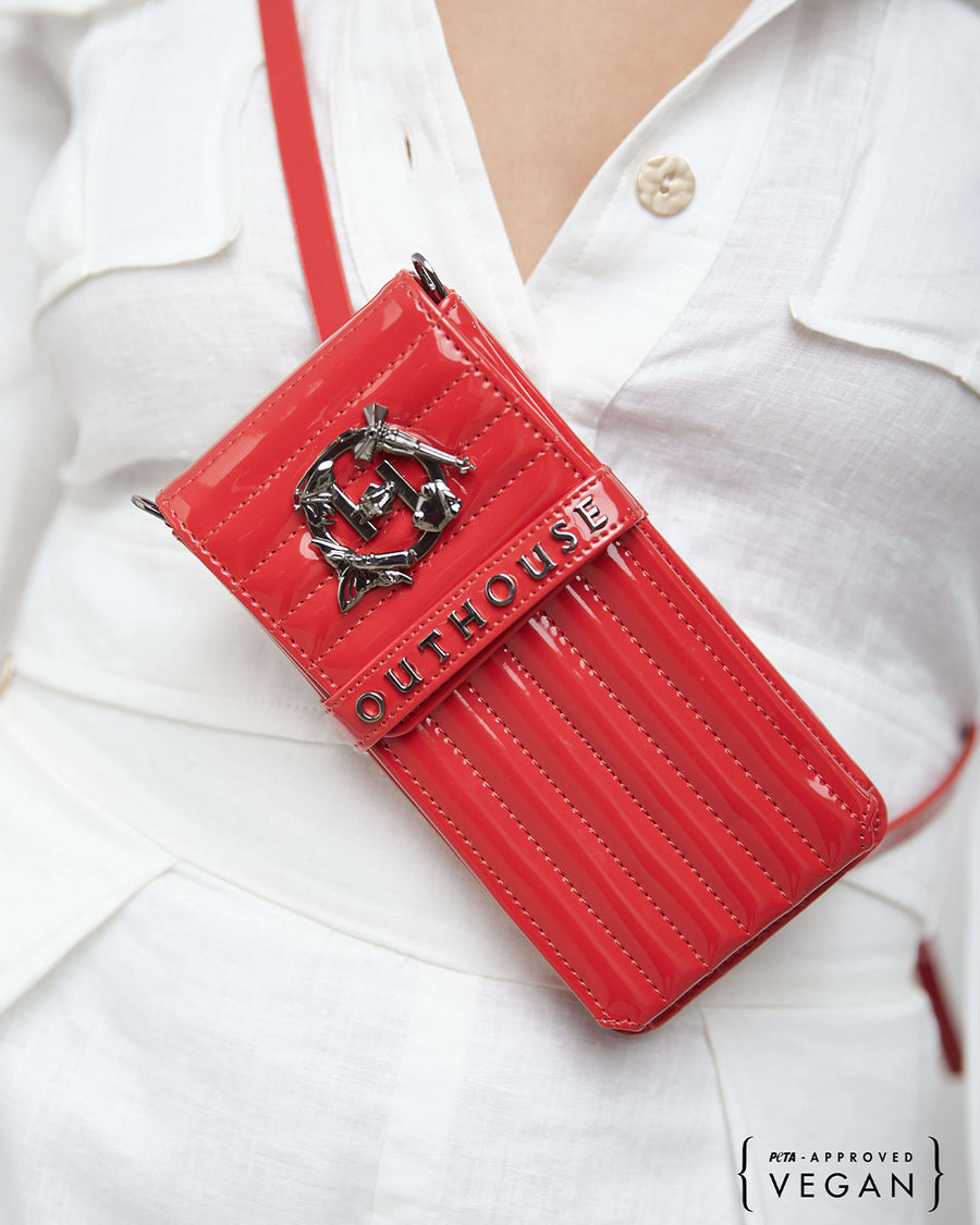 The OH V Birdy Phone Bag - Scarlet Red