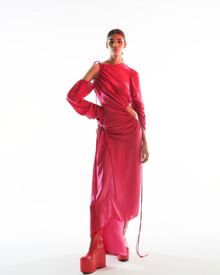 Congest Ruched Dress
