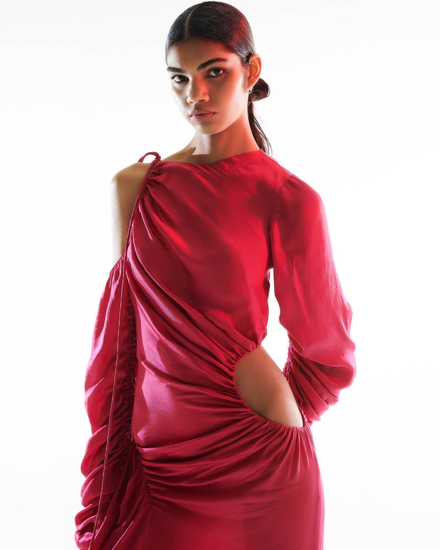 Congest Ruched Dress