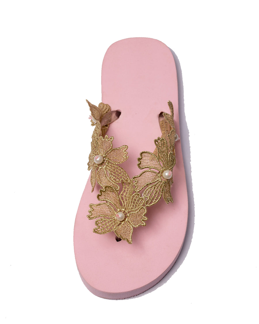 Enchanted Botanical Flip Flops