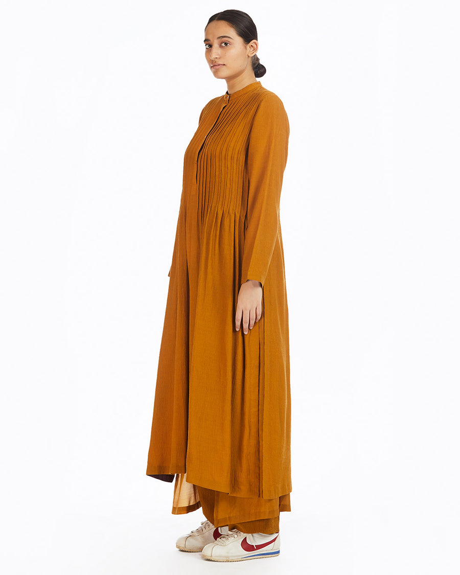 Handwoven Pintuck Bamboo Dress