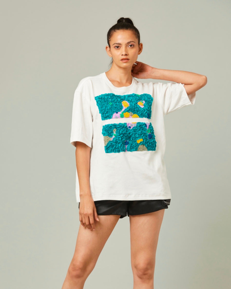 Landscape Hand Embroidery Tee
