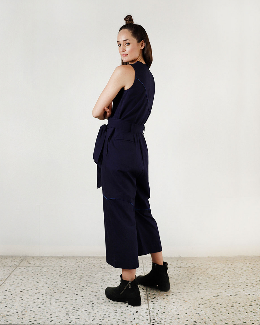Wear Anywhere Blue Jumpsuit