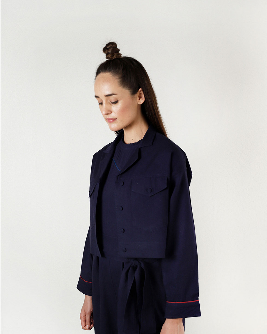Fluid Moon Crop Jacket