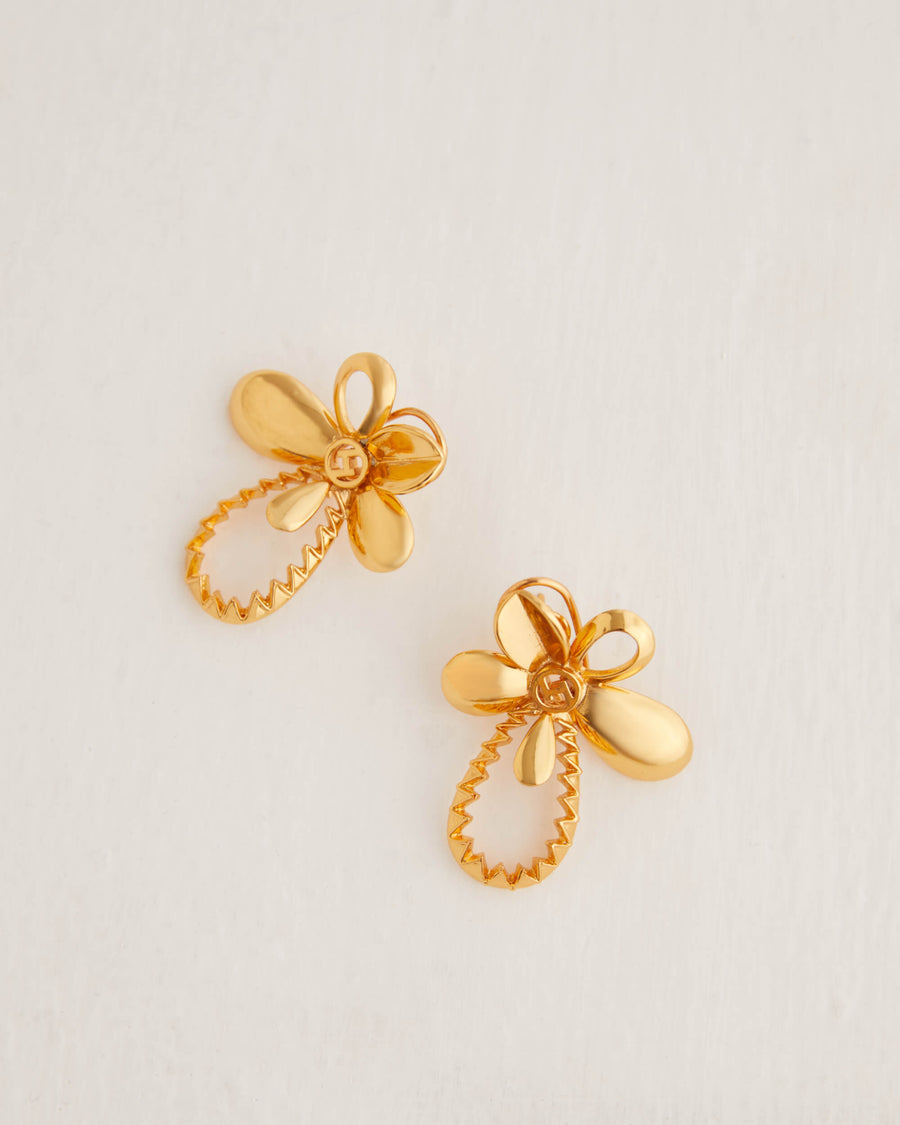 Oh Poppi Tuberose Stud Earrings