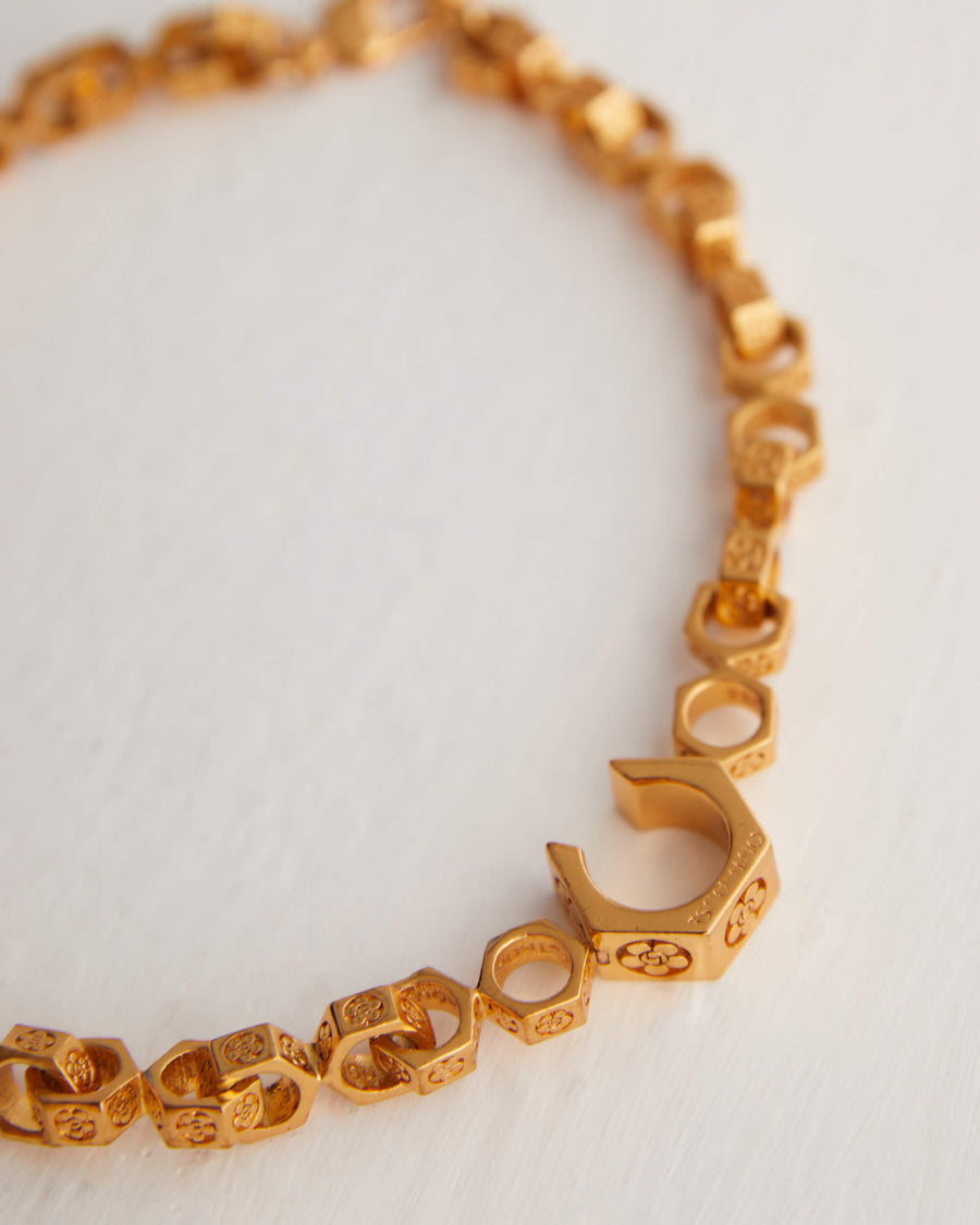 Oh Poppi Bolt Link Necklace