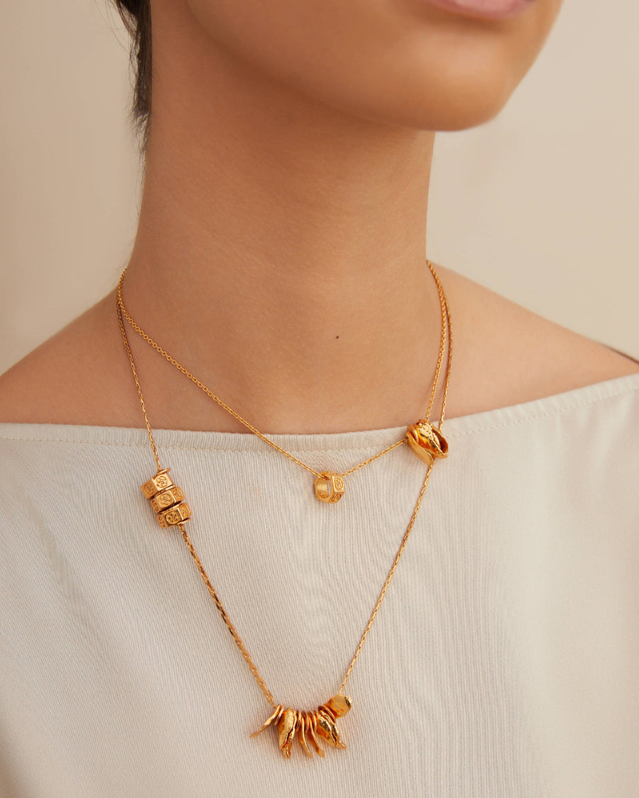 Oh Poppi Bolt Layered Necklace