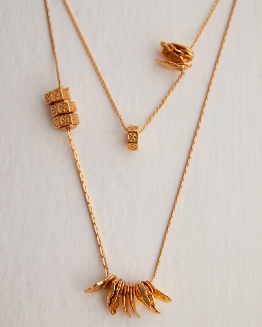 Oh Poppi Bolt Layered Necklace