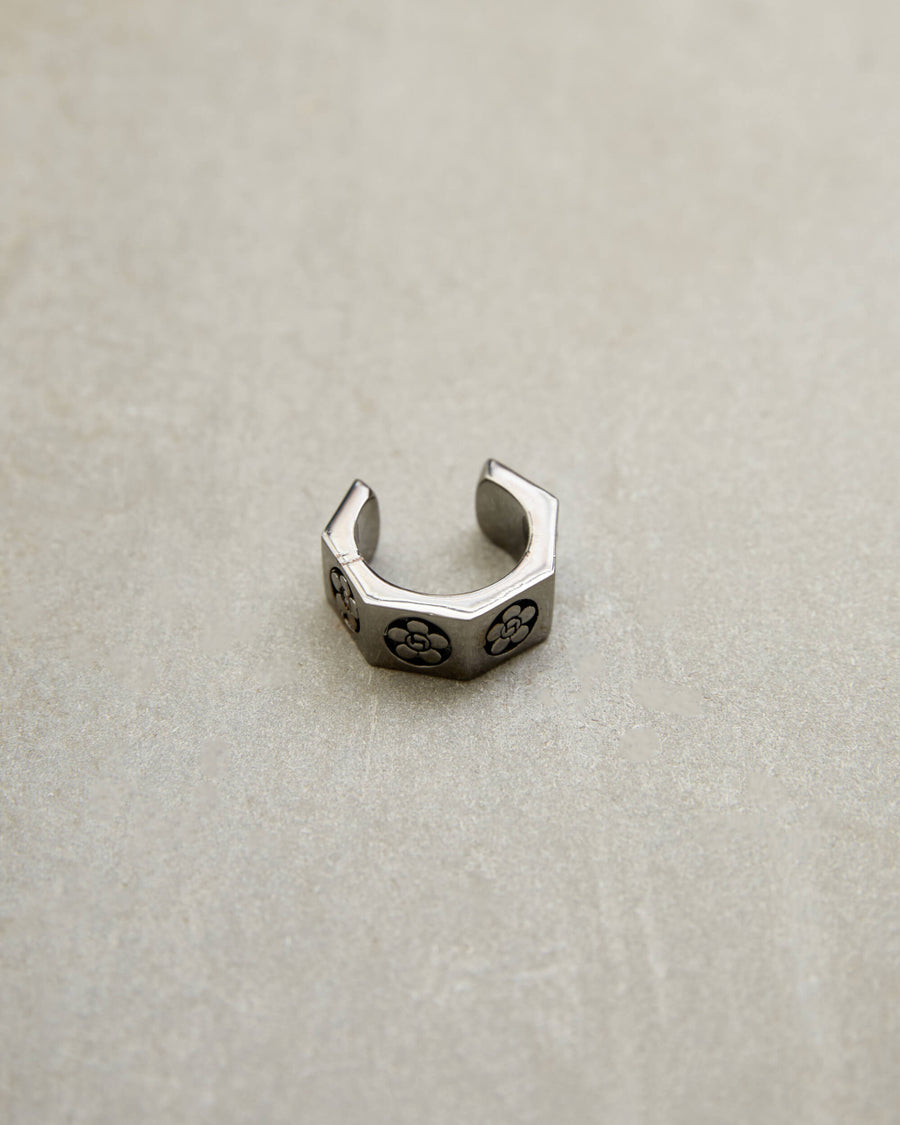 Poppi Bolt Ring - Gunmetal