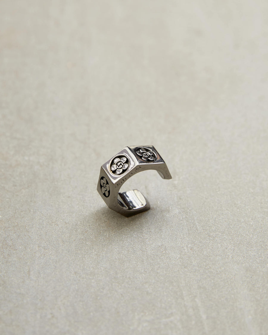 Poppi Bolt Ring - Gunmetal